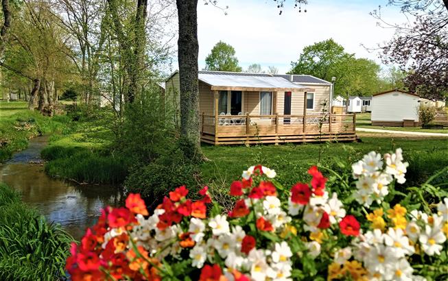 Mobil-home 2 chambres 4 pers - camping Au Cœur de Vendôme - Camping Au Cœur de Vendôme